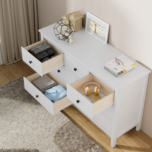 white 7 drawer modern dresser with solid wood legs white 7 drawer modern dresser with solid wood legs