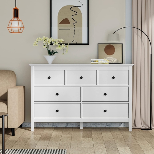 white 7 drawer modern dresser with solid wood legs white 7 drawer modern dresser with solid wood legs
