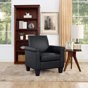 black accent chair modern design for living room furniture