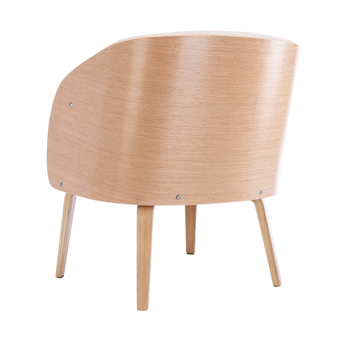 lamb hair acent chair upholstered living room chair bedroom chair